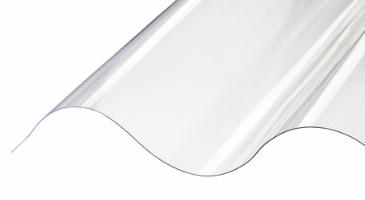 SUNLUX Polycarbonat, enkeltlags ovenlysplade, B9, 0,9 mm,177/51, Glasklar