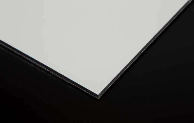 ALUPANEL®, Alu-sandwichplade, Hvid, Blank/Mat, 1250mm x 2500mm x 3,0 mm